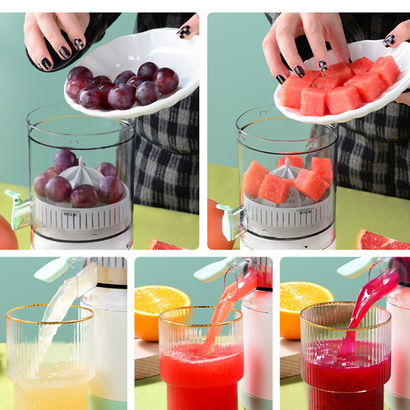 Images of electric juicer.